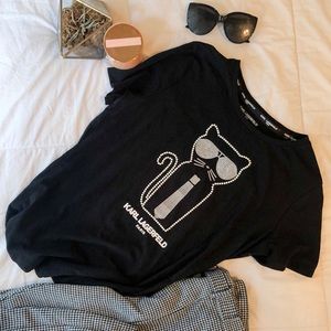 KARL LAGERFELD t shirt “Karl’s Cat”